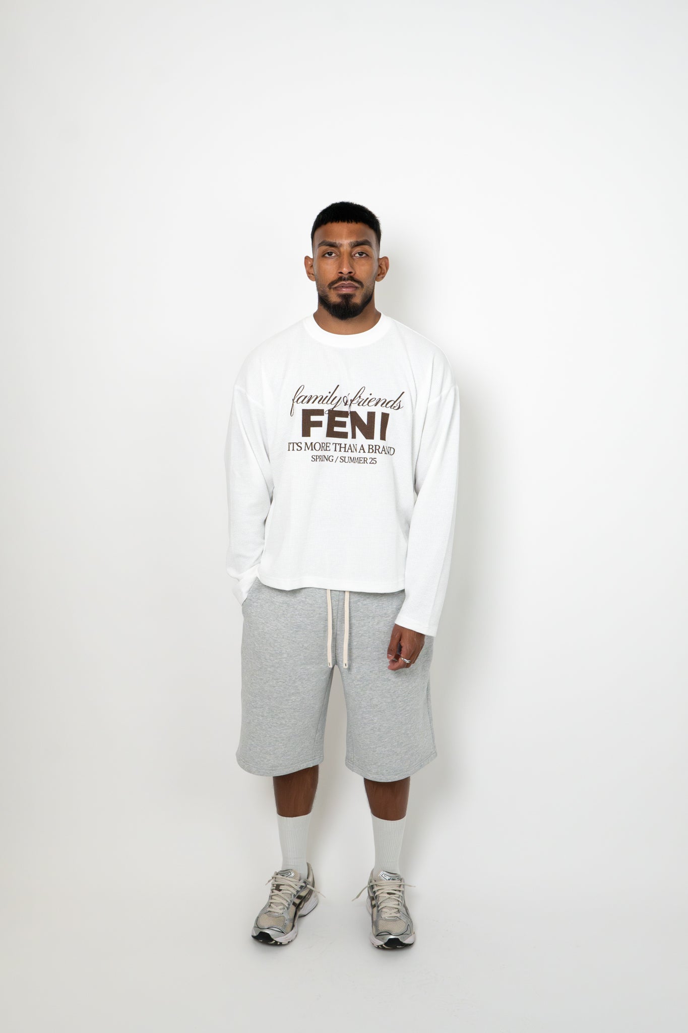 LONG SLEEVE WAFFLE