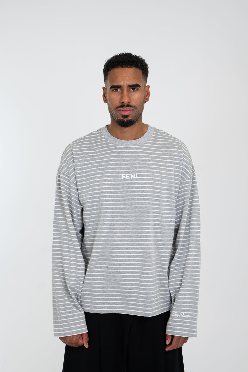 Grey Striped Long Sleeve
