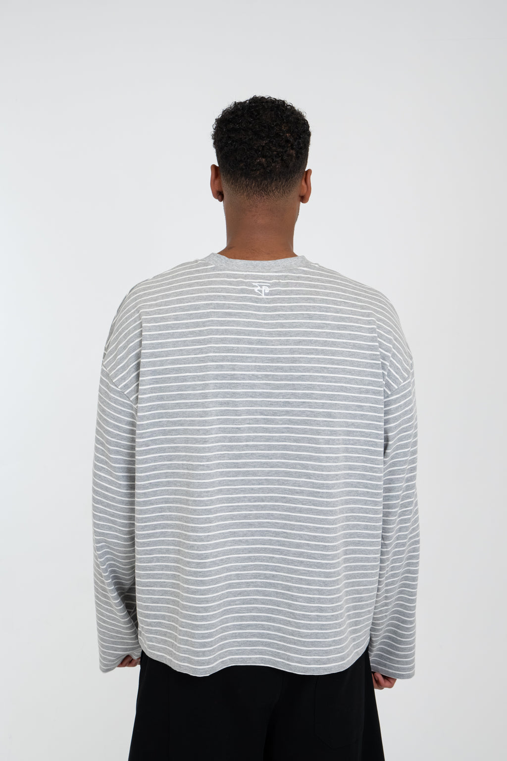 Grey Striped Long Sleeve